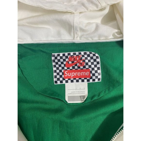 Pre-Owned Mens Large Green Nike SB X Supreme World Famous Jacket - Picture 10 of 16